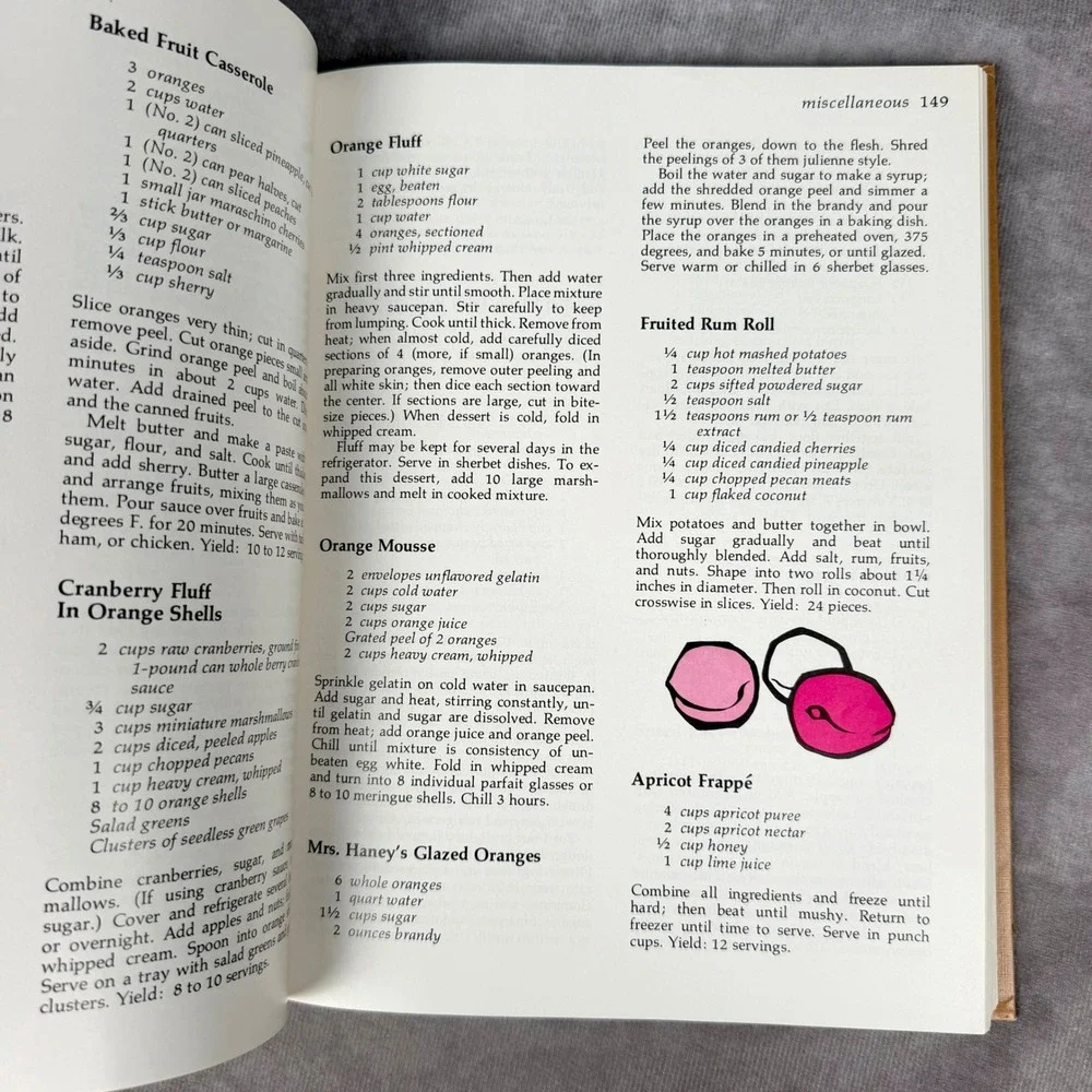 Southern Living Our Best Recipes Cookbook 1970's Vintage Hardcover Tan Retro